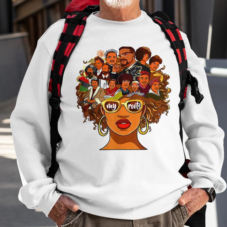 I Love My Roots Black Powerful History Month Pride Dna Sweatshirt