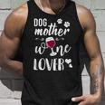 Dog Mother Wine Lover Lustiges Hunde Mum Wein Fun Tank Top Geschenke für Ihn