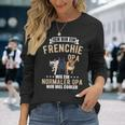 Französische Bulldogge Opa Langarmshirts für Herren, Hundebesitzer Tee Geschenke für Sie