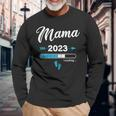 Damen Mama Loading 2023 Langarmshirts für Werdende Mütter Geschenke für alte Männer