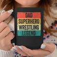 Lustiges Wrestler Papa Tassen, Vatertag Superhelden Wrestling Legende Lustige Geschenke