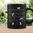 Katzen Katze Musik Noten Katzenliebhaber Kater Tier Geschenk Tassen Geschenkideen