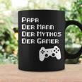 Papa Vater Mythos Legende Gamer Zocker Langarmshirt Tassen Geschenkideen