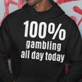 100 Lustiges Gambler- Und Wettspiel Für Den Ganzen Tag Hoodie Lustige Geschenke