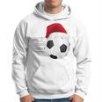 Fußball-Fußball-Weihnachtsball Weihnachtsmann-Lustige Hoodie