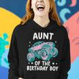 Monster Truck Passende Tante Des Geburtstagskindes Frauen Hoodie Geschenke für Sie