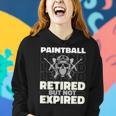 Paintball Im Ruhestand Sport Spieler Paintballer Paintball Frauen Hoodie Geschenke für Sie