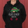 Beach Rugby Gnome Passender Weihnachtspyjama Frauen Hoodie