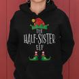 Half-Sister Elf Familie Passender Pyjama Weihnachten Elf Frauen Hoodie