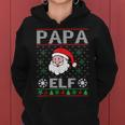 Papa Elf Outfit Weihnachten Familie Elf Weihnachten Frauen Hoodie