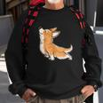Corgi Yoga Welsh Corgi Shirt Corgi Novelty Sweatshirt Geschenke für alte Männer