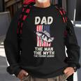 Fishing Dad Sweatshirt mit Amerikanischem Angelhaken, Legende Fischer Tee Geschenke für alte Männer
