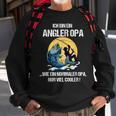 Herren Angler Angel Opa Papa Geburtstagsgeschenk Geschenkidee Sweatshirt Geschenke für alte Männer
