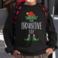 Neugieriges Elfen-Sweatshirt für Familien, Passender Weihnachts-Pyjama Geschenke für alte Männer