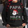 Papa Elf Outfit Weihnachten Familie Elf Weihnachten Sweatshirt Geschenke für alte Männer