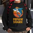 Pepaw Shark Vintage Papa Opa Vatertag Geschenke Sweatshirt Geschenke für alte Männer