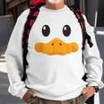Enten Gesicht Halloween Kostüm Idee Sweatshirt Geschenke für alte Männer