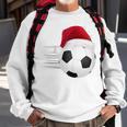 Fußball-Fußball-Weihnachtsball Weihnachtsmann-Lustige Sweatshirt Geschenke für alte Männer