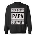 Bester Papa Der Welt Sweatshirt, Geschenkidee zum Vatertag