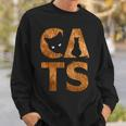 Cats Katzen- Liebe Besitzer Freund Statement Niedlich Sweatshirt Geschenke für Ihn