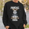 Lustiges Panda Sweatshirt: Pandas sind süß - Ich bin ein Panda - Schwarz Geschenke für Ihn