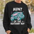 Monster Truck Passende Tante Des Geburtstagskindes Sweatshirt Geschenke für Ihn