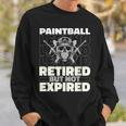 Paintball Im Ruhestand Sport Spieler Paintballer Paintball Sweatshirt Geschenke für Ihn