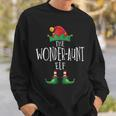 Wonder-Aunt Elf Familie Passender Pyjama Weihnachten Elf Sweatshirt Geschenke für Ihn