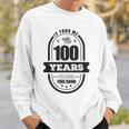 100. Geburtstag Oma Langarmshirt, Einzigartiges Design zum Jubiläum Sweatshirt Geschenke für Ihn