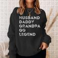 Herren Ehemann Papa Opa Gg Legend Vatertag Sweatshirt Geschenke für Sie