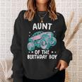 Monster Truck Passende Tante Des Geburtstagskindes Sweatshirt Geschenke für Sie