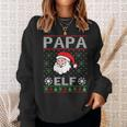 Papa Elf Outfit Weihnachten Familie Elf Weihnachten Sweatshirt Geschenke für Sie