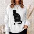 Verrückte Katzen Mama Katzenbesitzer Katze Mutter Geschenk Sweatshirt Geschenke für Sie