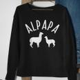Alpapa Alpaka Herren Sweatshirt, Lustiges Vatertag Geburtstagsgeschenk für Papa Geschenke für alte Frauen