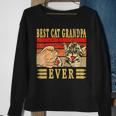 Best Cat Grandpa Ever Katzen Opa Vatertag Geburtstag Katze Sweatshirt Geschenke für alte Frauen