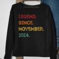 Legend Since November 2014 6 Geburtstag Geschenk 6 Jahre Sweatshirt Geschenke für alte Frauen