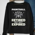 Paintball Im Ruhestand Sport Spieler Paintballer Paintball Sweatshirt Geschenke für alte Frauen