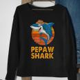 Pepaw Shark Vintage Papa Opa Vatertag Geschenke Sweatshirt Geschenke für alte Frauen