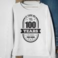 100. Geburtstag Oma Langarmshirt, Einzigartiges Design zum Jubiläum Sweatshirt Geschenke für alte Frauen