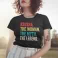 Name Ksusha Die Frau Der Mythos Und Die Legende Frauen Tshirt Geschenke für Sie