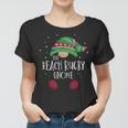 Beach Rugby Gnome Passender Weihnachtspyjama Frauen Tshirt