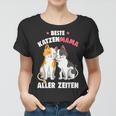 Beste Katzen Mama Aller Zeiten Katzenmama Katze Damen Frauen Tshirt