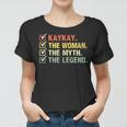 Damen Kaykay Frauen Tshirt: Die Frau, Der Mythos, Die Legende, Retro Vintage