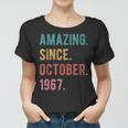 Geschenk Zum 55 Geburtstag Amazing Since Oktober 1967 Frauen Tshirt