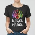 Kegel Mädel Kegelverein Kegelkönigin Sport Damen Kegeln Frauen Tshirt