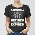 Paintball Im Ruhestand Sport Spieler Paintballer Paintball Frauen Tshirt