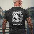 Besoin Daller A Un Match De Hockey Men's Crewneck Short Sleeve Back Print T-shirt Geschenke für alte Männer