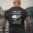 Chasse Sous Marine & Plongée Men's Crewneck Short Sleeve Back Print T-shirt Geschenke für alte Männer