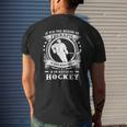 Besoin Daller A Un Match De Hockey Men's Crewneck Short Sleeve Back Print T-shirt Geschenke für Ihn