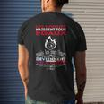 Les Meilleurs Deviennent Sapeurs-Pompiers Men's Crewneck Short Sleeve Back Print T-shirt Geschenke für Ihn